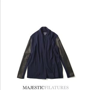 SOLD! Majestic Filatures wool shawl color cardigan